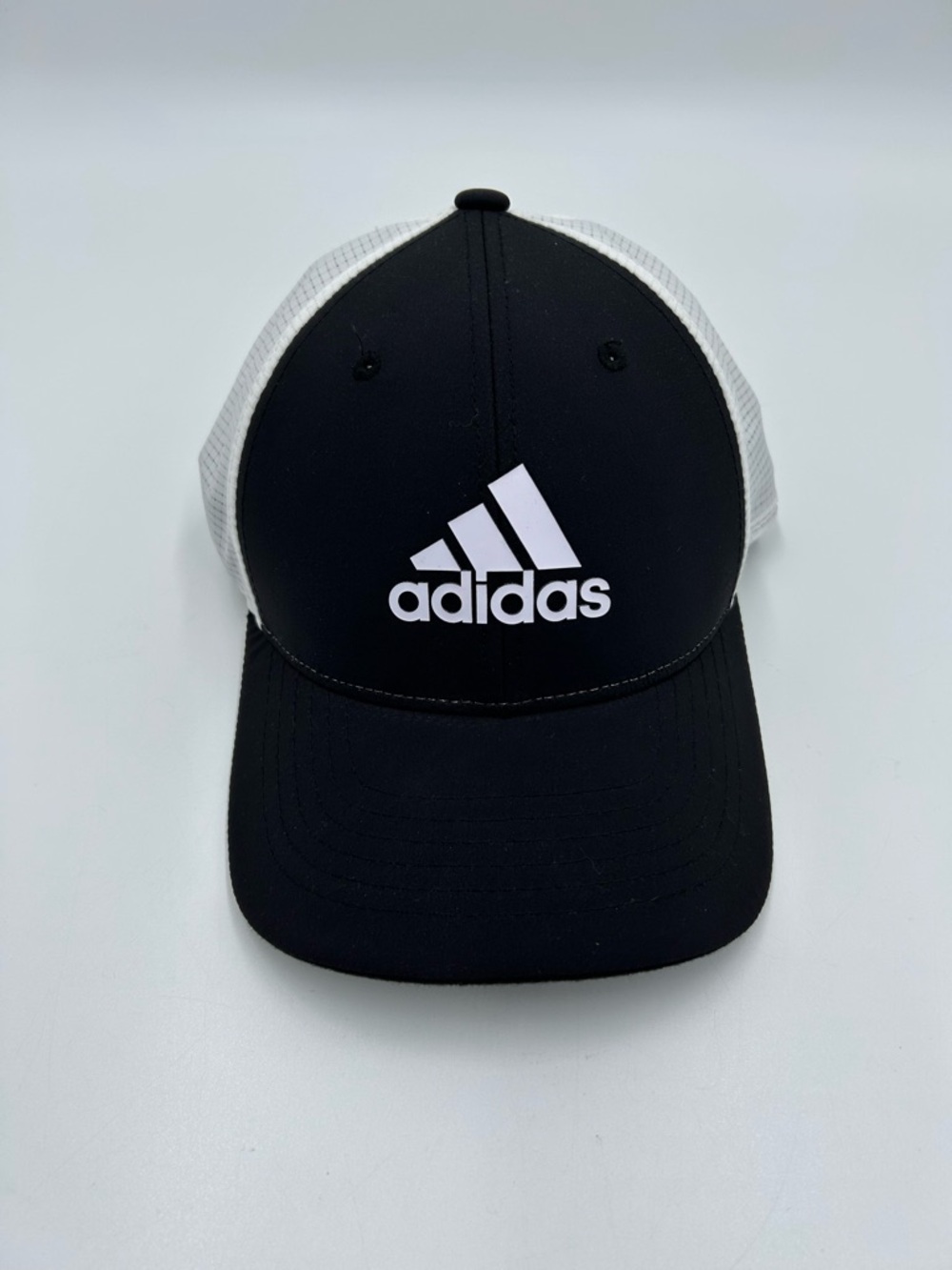 Adidas Climacool Black Front White Mesh Logo Cap NWOT